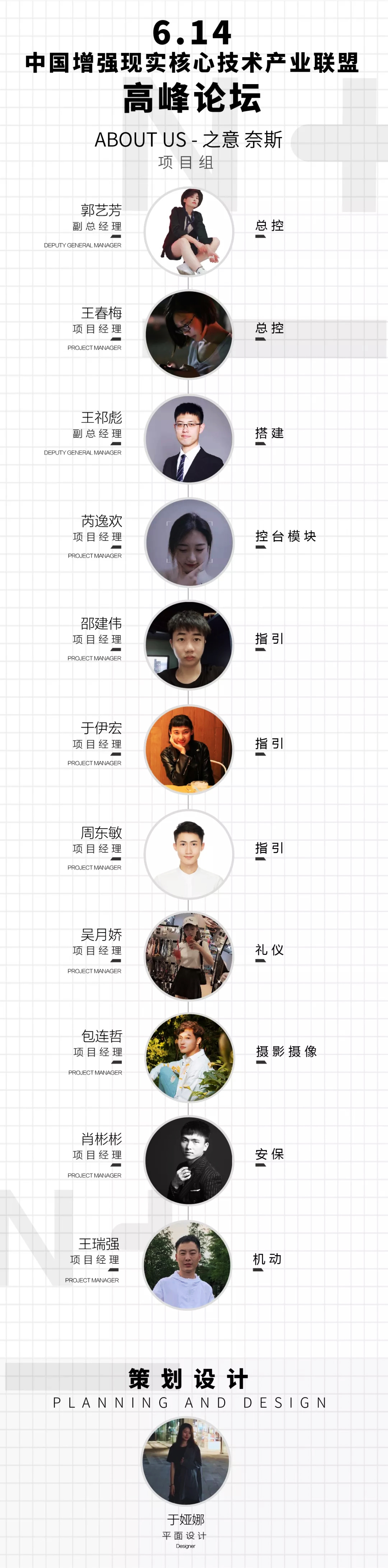 中國增強現實核心技術產業聯盟高峰論壇會議服務團隊成員